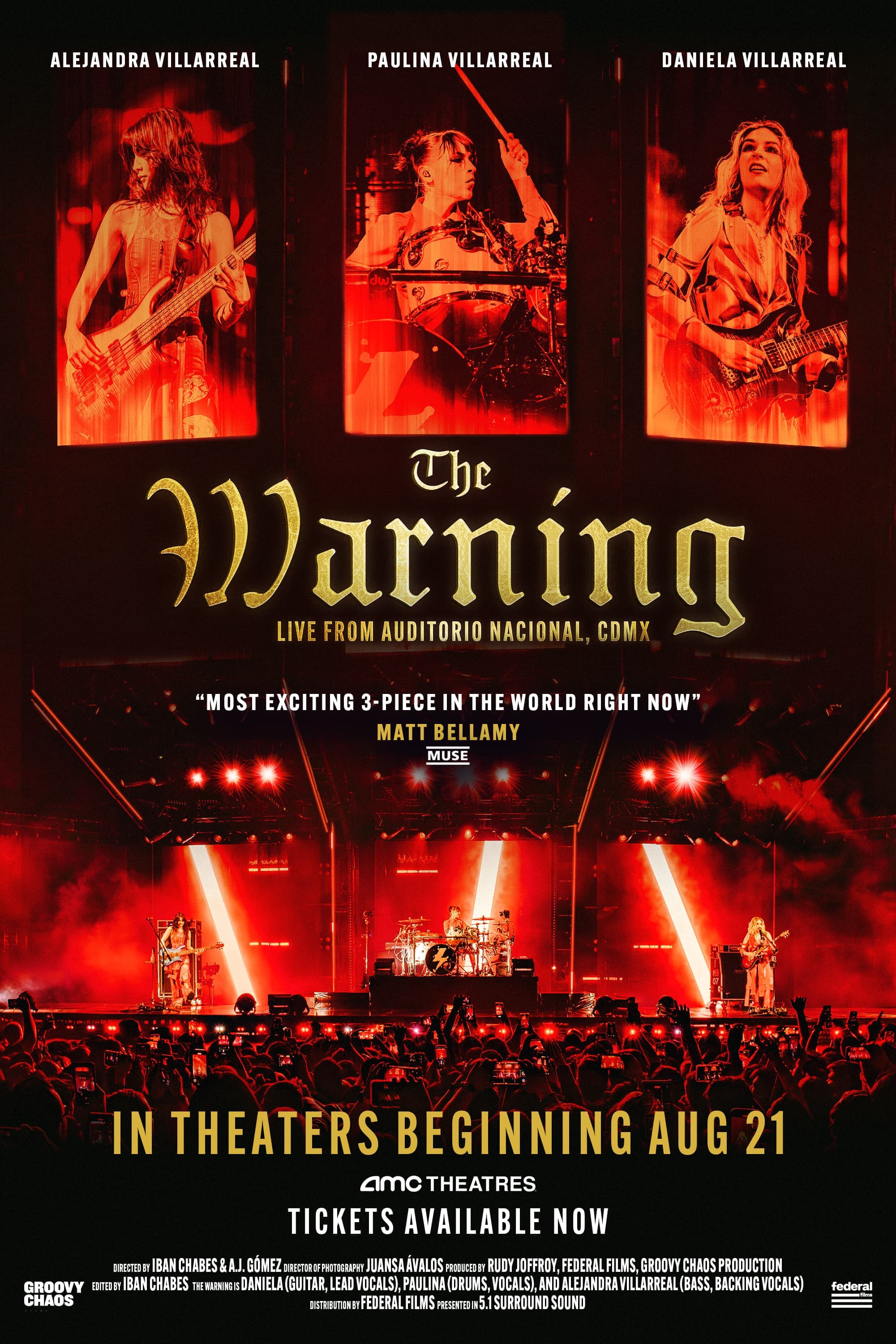 Poster of The Warning Live from Auditorio Nacional, CDMX